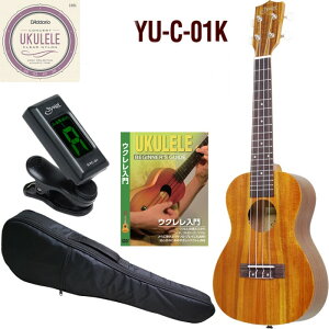 SҗpZbg S.Yairi YU-C-01K Concert Ukulele Koa SC RT[g EN RA