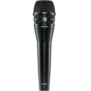 Shure KSM8 B/N �V���A �{�[�J���p�_�C�i�~�b�N �}�C�N���z�� �u���b�N/�u���b�V���h�j�b�P��