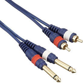 TRUE DYNA Audio Line Cable 1m/2m/3m/5m/7m トゥルーダイナ オーディオケーブル Phone x2 - RCA x2