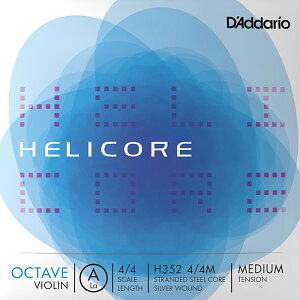 D'Addario Helicore Octave Violin String H352 4/4M �_�_���I �I�N�^�[�u�o�C�I������ �w���R�A 4/4�X�P�[�� �~�f�B�A���e���V���� �o���� A��