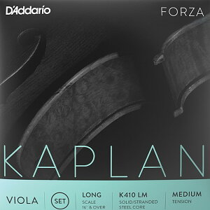 D'Addario Kaplan Forza Viola Strings K410 �_�_���I ���B�I���� �~�f�B�A���e���V���� �Z�b�g