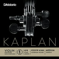 D'Addario Kaplan Non-whistling Violin String KS311W 4/4M ダダリオ バイオリン弦 カプラン 4/4スケー…