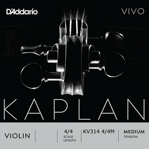 D'Addario Kaplan Vivo Violin String KV314 4/4M �_�_���I �o�C�I������ �J�v���� 4/4�X�P�[�� �~�f�B�A���e���V���� �o���� G��
