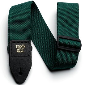 ERNIE BALL Polypro Strap Forest Green #4050 アーニーボール ギターストラップ