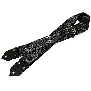 Spice Note Strap "Steam Punk" DarkMono ES-PTW50SP/DMN スパイスノート ギターストラップ