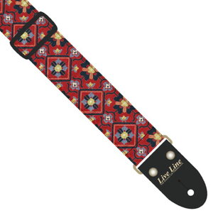 Live Line Fabric Strap LS2000FRD ���C�u���C�� �M�^�[�X�g���b�v 50mm�� �t�����[/���b�h