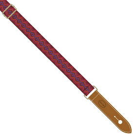 Live Line Ukulele Strap YUS22-153C ライブライン レース編み ウクレレストラップ レッド