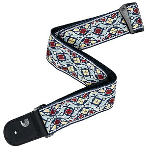 D'Addario Eco Comfort Strap Jacquard Woven Navy 50RW01 �_�_���I �M�^�[�X�g���b�v