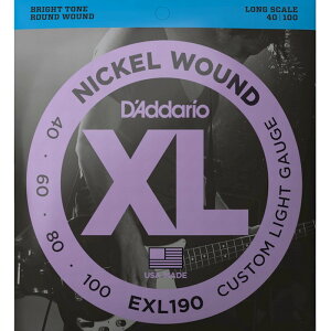 D'Addario EXL190 Nickel Wound 040-100 Long Scale __I x[X