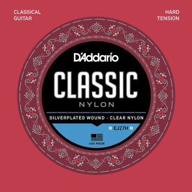 D'Addario Student Classics EJ27H ダダリオ クラシック弦 シルバー/クリアー ハードテンション