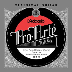D'Addario SDN-3B Dynacore Silver Plated Copper Normal Basses Half Set ダダリオ クラシック弦 低音弦ハーフセット