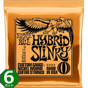 6Zbg ERNIE BALL #2222 Hybrid Slinky 009-046 #2222 A[j[{[ GLM^[