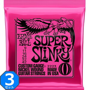 3Zbg ERNIE BALL #2223 Super Slinky 009-042 A[j[{[ GLM^[