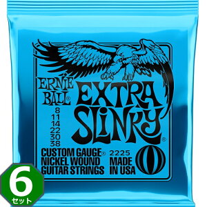 6Zbg ERNIE BALL #2225 Extra Slinky 008-038 A[j[{[ GLM^[