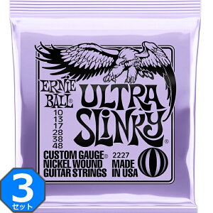 3Zbg ERNIE BALL #2227 Ultra Slinky 010-048 A[j[{[ GLM^[