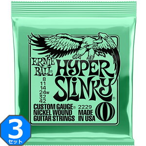3Zbg ERNIE BALL #2229 Hyper Slinky 008-042 A[j[{[ GLM^[