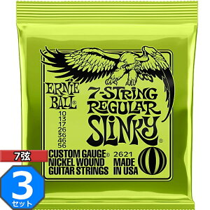 3Zbg 7p ERNIE BALL #2621 Regular Slinky 010-056 A[j[{[ GLM^[