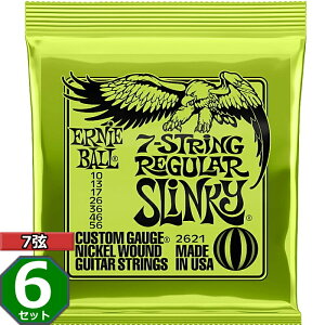 6Zbg 7p ERNIE BALL #2621 Regular Slinky 010-056 A[j[{[ GLM^[