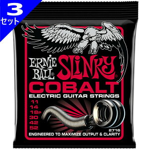 3Zbg ERNIE BALL #2716 Cobalt Burly Slinky 011-052 A[j[{[ GLM^[