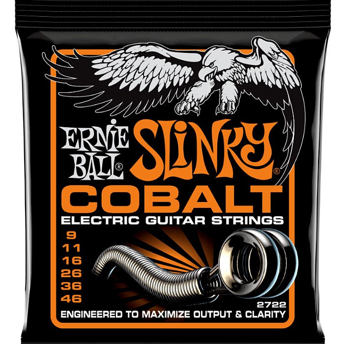 憧れの ERNIE BALL #2722 Cobalt Hybrid アーニーボール エレキギター弦 009-046 価格は安く Slinky