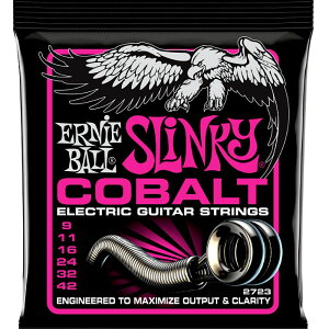 ERNIE BALL #2723 Cobalt Super Slinky 009-042 A[j[{[ GLM^[