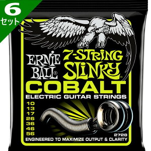 6Zbg 7p ERNIE BALL #2728 Cobalt Regular Slinky 010-056 A[j[{[ GLM^[