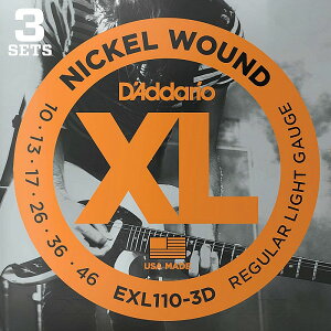 3ZbgpbN D'Addario EXL110-3D Nickel Wound 010-046 __I GLM^[