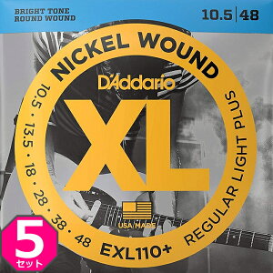 5Zbg D'Addario EXL110+ Nickel Wound 010.5-048 __I GLM^[