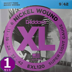 D'Addario EXL120 Nickel Wound 009-042 __I GLM^[