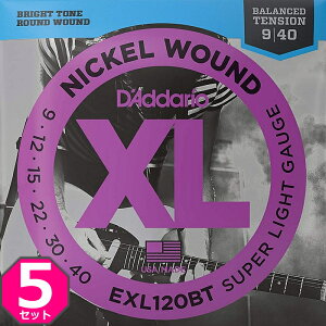 5Zbg D'Addario EXL120BT Balanced Tension Nickel Wound 009-040 __I GLM^[