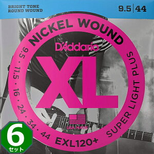 6Zbg D'Addario EXL120+ Nickel Wound 009.5-044 __I GLM^[