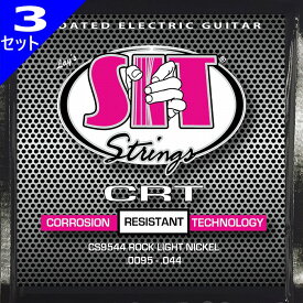 3セット SIT CS9.544 CRT Coated Electric Rock Light 009.5-044 エスアイティー コーティング弦 エレキギター弦