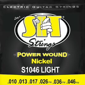 SIT S1046 Power Wound Light 010-046 エスアイティー エレキギター弦
