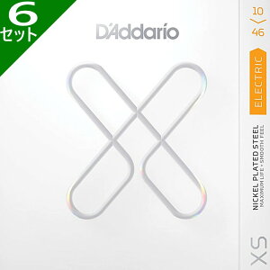 6セット D'Addario XSE1046 XS Nickel 010-046 ダダリオ コーティング弦 エレキギター弦