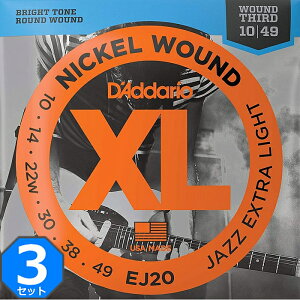 3Zbg D'Addario EJ20 Nickel Wound 3Eh 010-049 __I GLM^[