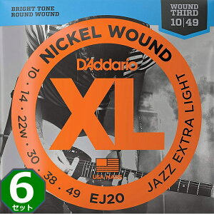 6Zbg D'Addario EJ20 Nickel Wound 3Eh 010-049 __I GLM^[