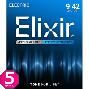 5Zbg Elixir Polyweb #12000 Super Light 009-042 GNT[ R[eBO GLM^[