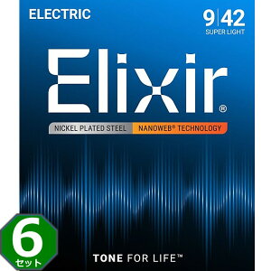 6Zbg Elixir Nanoweb #12002 Super Light 009-042 GNT[ R[eBO GLM^[