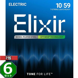 6Zbg 7p Elixir OPTIWEB #19074 7-String Light/Heavy 010-059 GNT[ R[eBO GLM^[