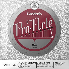 D'Addario Pro Arte Viola Strings J5802 MM ダダリオ ヴィオラ弦 ミディアムスケール ミディアムテンション バラ弦 D線