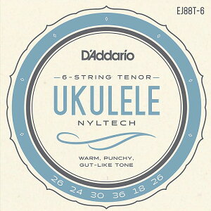 D'Addario EJ88T-6 Nyletech Tenor __I EN ei[ 6p