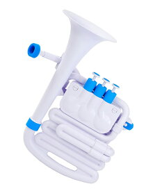 nuvo jHorn White/Blue ヌーヴォ プラスチック製ミニホルン