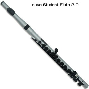 nuvo Student Flute 2.0 Silver/Black �k�[���H �v���X�`�b�N���t���[�g