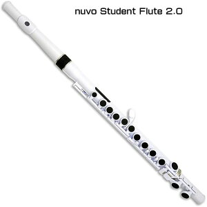 nuvo Student Flute 2.0 White/Black �k�[���H �v���X�`�b�N���t���[�g
