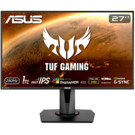 ASUS(エイスース) VG279QM ゲーミングモニター TUF GAMING ブラック ［27型 /ワイド /フルHD(1920×1080)］ VG279QM [振込不可]