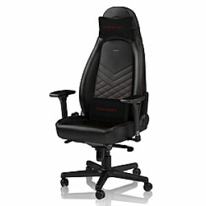 NOBLECHAIRS noblechairs ICON �I�t�B�X���Q�[�~���O�`�F�A�i�w�b�h���X�g �����o�[�T�|�[�g�t�j�m�[�u���`�F�A�[�Y �A�C�R�� NBL-ICN-PU-BRD-SGL ���b�h NBLICNPUBRDSGL