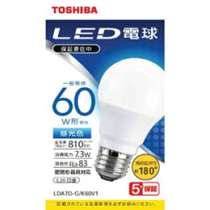 TOSHIBA() LEDd@Lz@F@60W`@LDA7D-G/K60V1 [E26 /F] LDA7DGK60V1 y864z