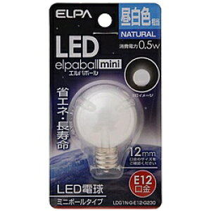 ELPA LED�d�� �u�~�j�{�[��G30�`�v�i�����F�E����E12�j�@LDG1N-G-E12-G230 LDG1NGE12G230 [�U���s��]