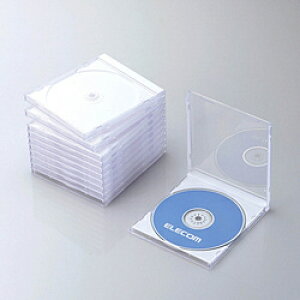 ELECOM(GR) CD^DVD^Blu-rayΉ[P[X@i1[×10ZbgEzCgj@CCD-JSCN10WH CCDJSCN10WH