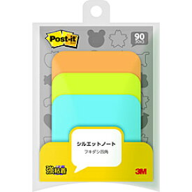 3Mジャパン シルエットノート強粘着タイプ　フキダシ四角　57mm×63mm30枚 Post-it(ポスト・イット) SSS-FKS SSSFKS